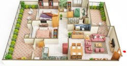 1441 sq.ft. Super Built-up Area | 3 BHK