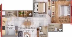 1092 sq.ft. (101.45 sq.m.) Super Built-up Area | 3 BHK